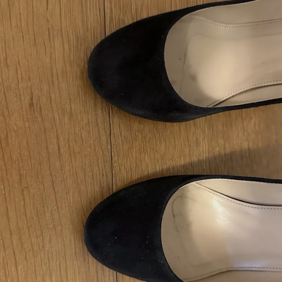 J Crew Etta Black Suede Pumps Heels Womens Size 6.5 - Picture 6 of 9